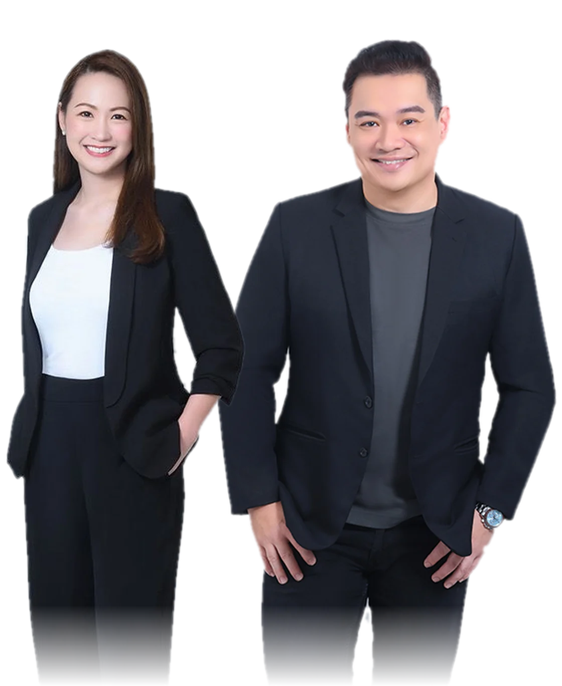 Audrie Poh and David Ho, husband-and-wife real estate agents with ERA Singapore